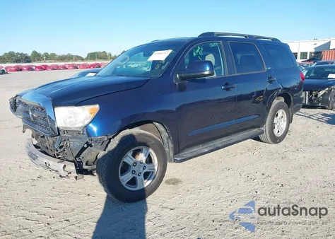 2010 Toyota Sequoia Sr5 5.7L V8 z USA, uszkodzony, nr VIN 5TDZY5G1XAS025580